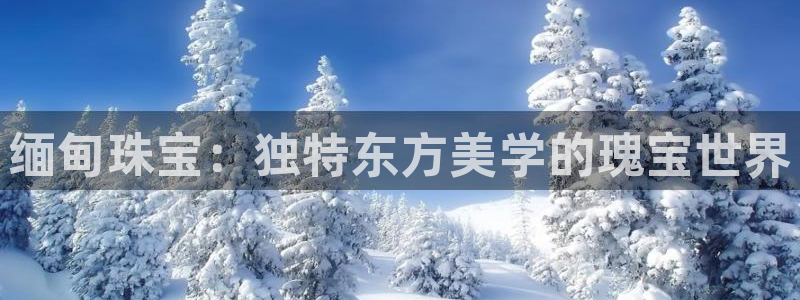 新宝5登录地址：缅甸珠宝：独特东方美学的瑰宝世界