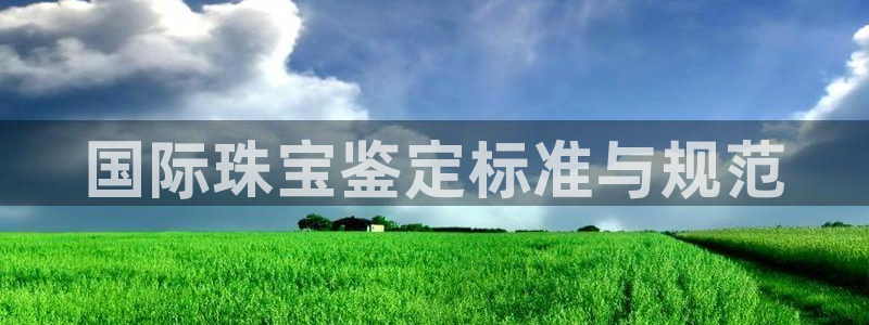 新宝5上70 667：国际珠宝鉴定标准与规范