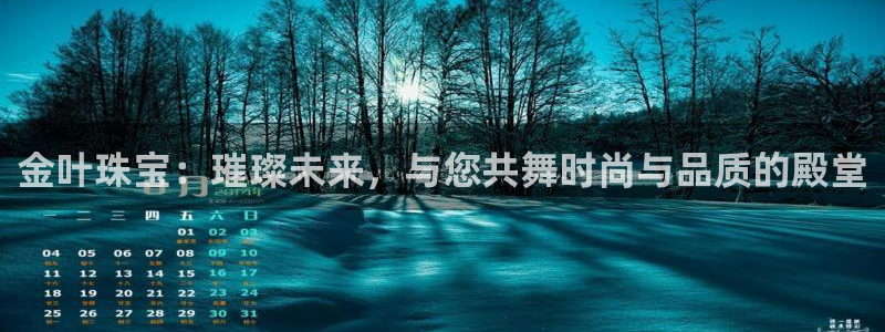 新宝5招商部：金叶珠宝：璀璨未来，与您共舞时尚与品质的殿堂