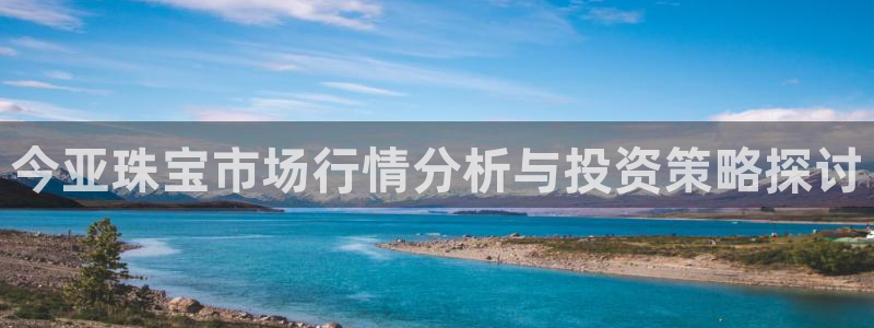 新宝5为啥开：今亚珠宝市场行情分析与投资策略探讨