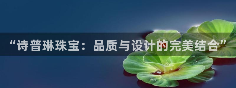 新宝5 - 测速登陆：“诗普琳珠宝：品质与设计的完美结合”