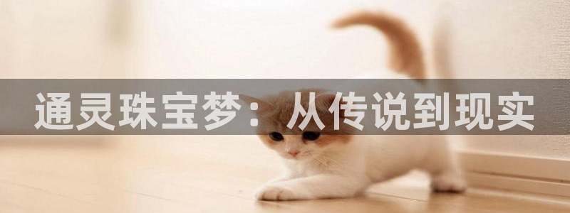 新宝5登陆：通灵珠宝梦：从传说到现实