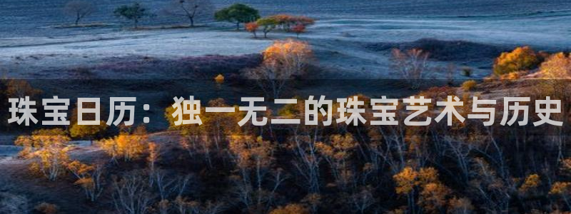 新宝5登录霸：珠宝日历：独一无二的珠宝艺术与历史