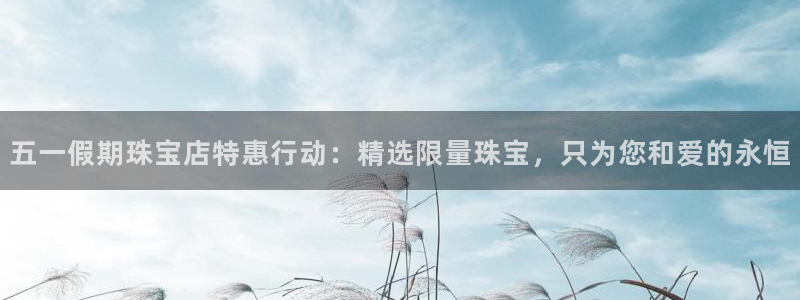 新宝5天：五一假期珠宝店特惠行动：精选限量珠宝，只为您和爱的永恒