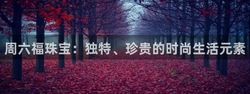 新宝5招商部：周六福珠宝：独特、珍贵的时尚生活元素