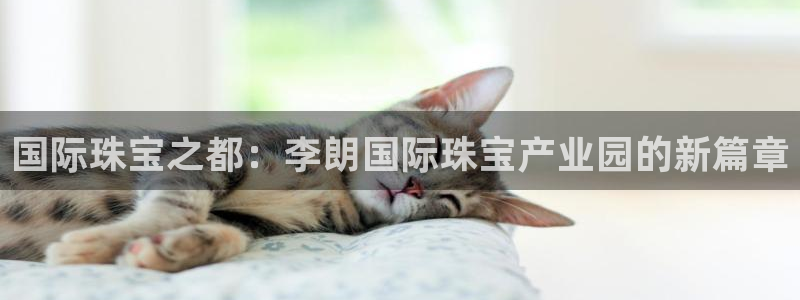 新宝5如何下载：国际珠宝之都：李朗国际珠宝产业园的新篇章