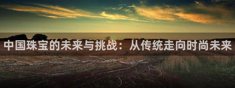 新宝5日：中国珠宝的未来与挑战：从传统走向时尚未来