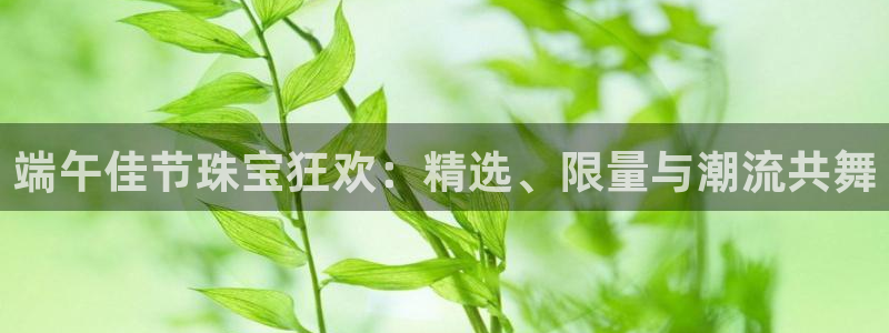 新宝b2O5O5O：端午佳节珠宝狂欢：精选、限量与潮流共舞