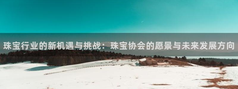 新宝5官网平台：珠宝行业的新机遇与挑战：珠宝协会的愿景与未来发展方向