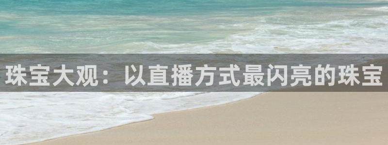 新宝股东张听2 5 5：珠宝大观：以直播方式最闪亮的珠宝